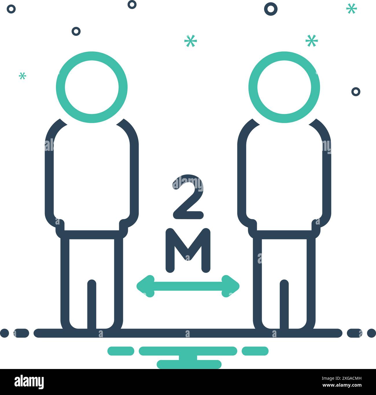 Keep distance metres social Stock Vector Images - Alamy