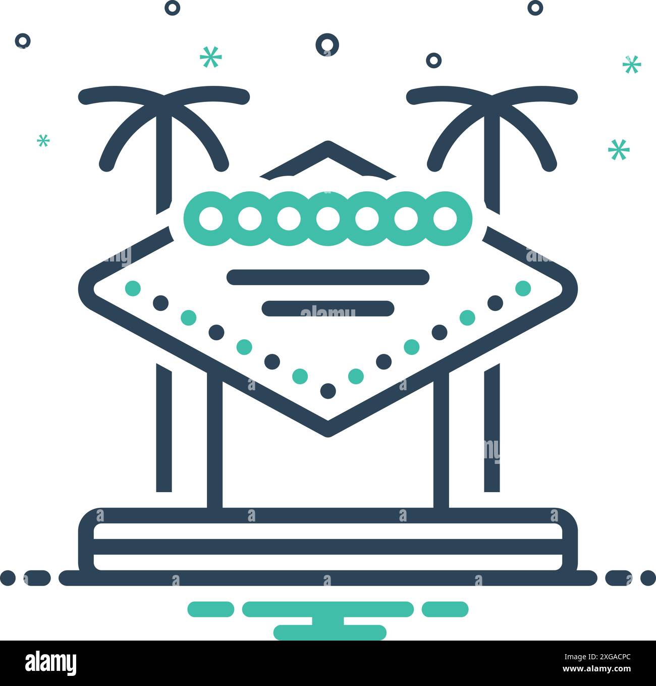 Las vegas skyline logo hi-res stock photography and images - Alamy