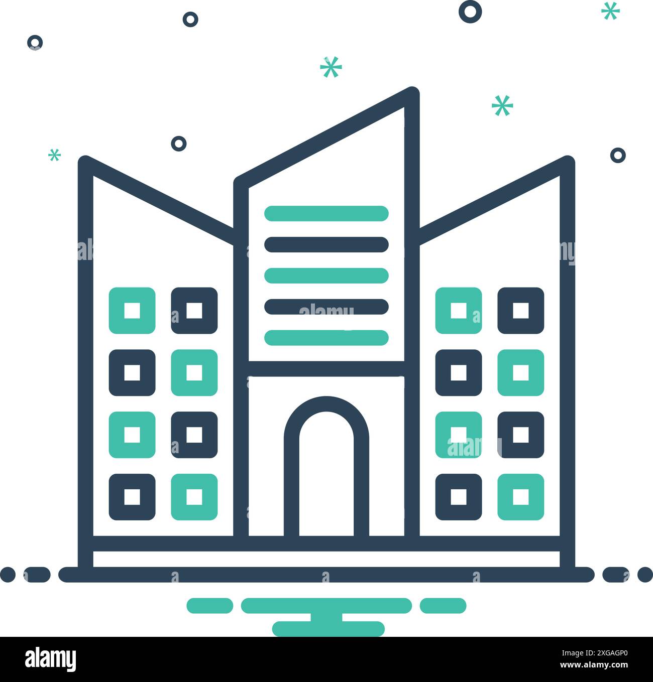 Icon firm institution Cut Out Stock Images & Pictures - Alamy