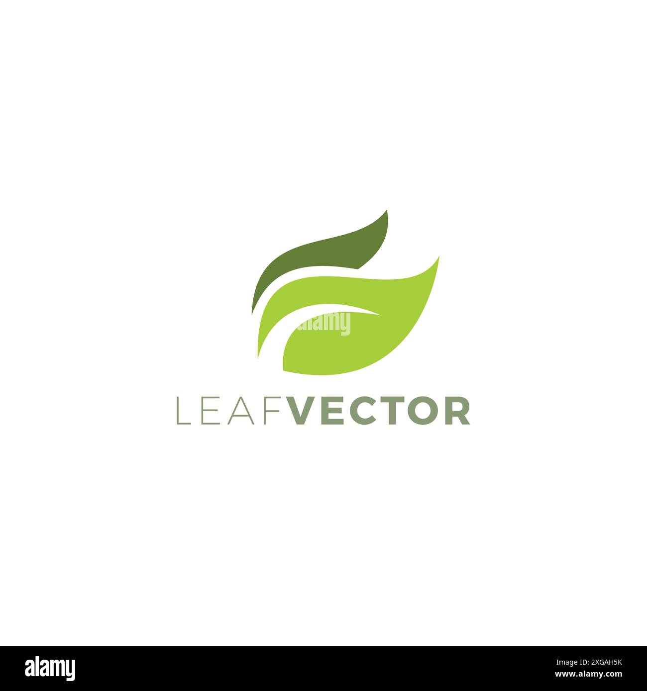 Green Leaf Icon Illustration Leaf Nature Logo Stock Vector