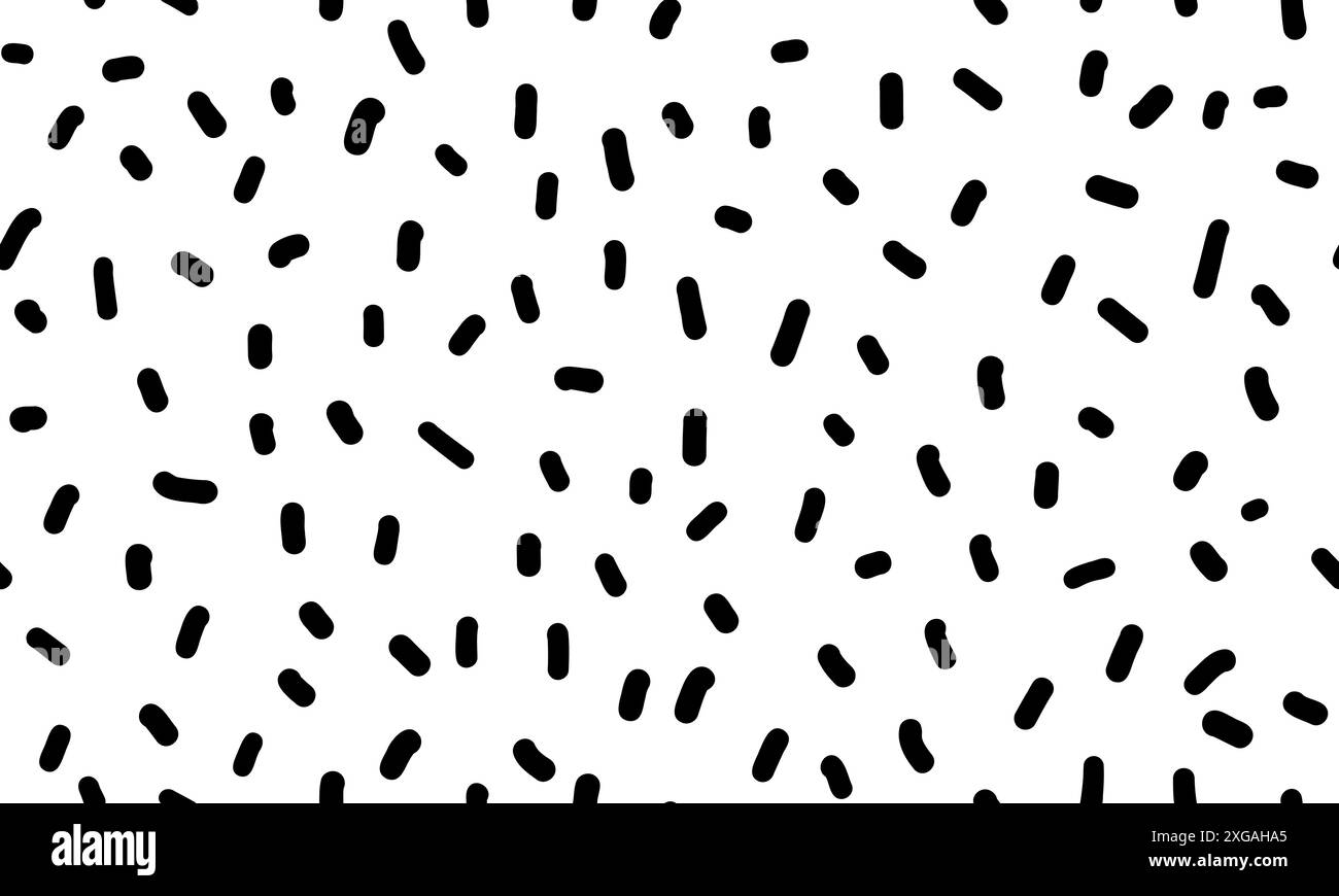 Small dash background. Vector seamless pattern with spots texture Stock ...