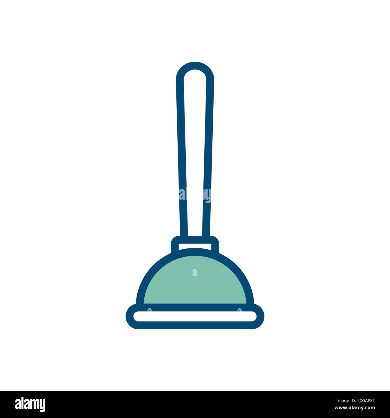 plunger icon vector design template in white background Stock Vector