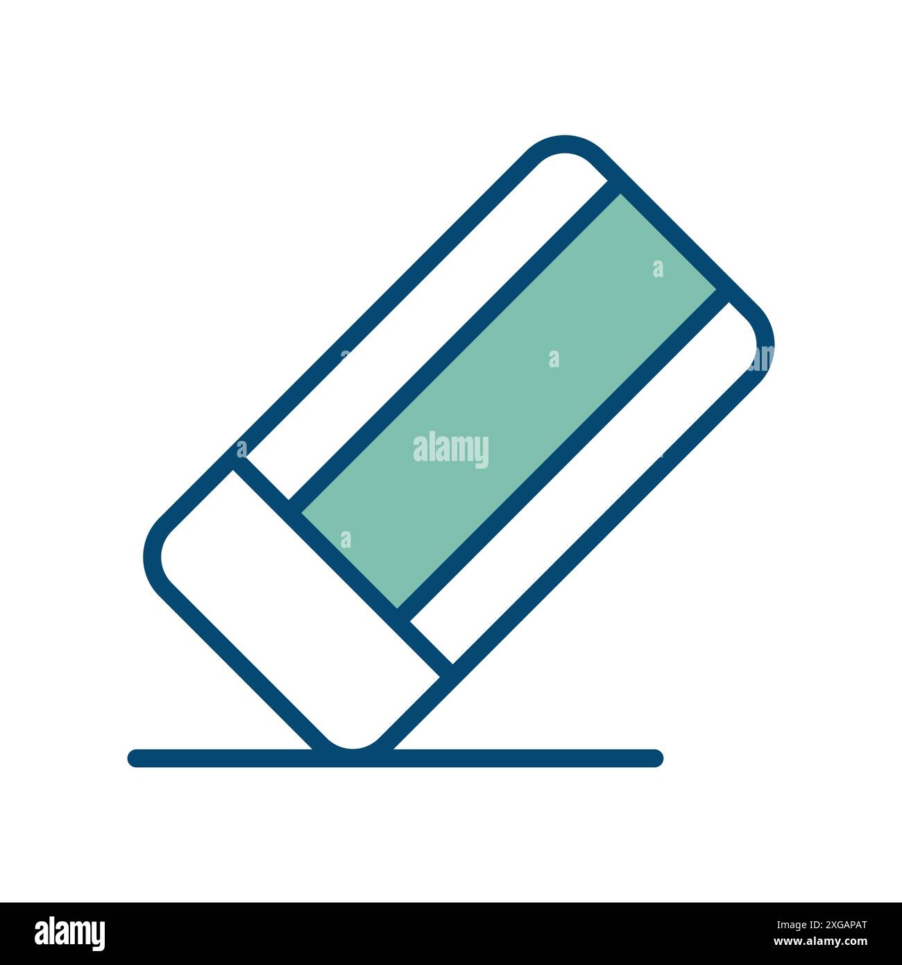 eraser icon vector design template in white background Stock Vector