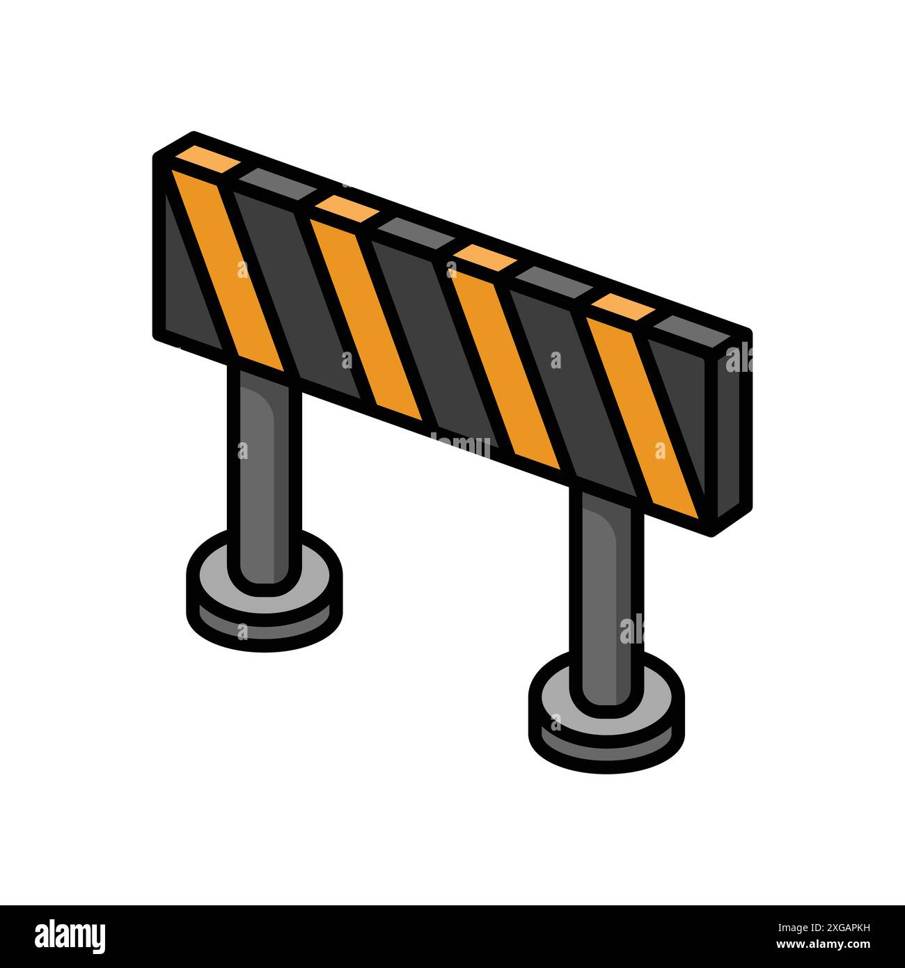 road barrier icon vector design template in white background Stock ...