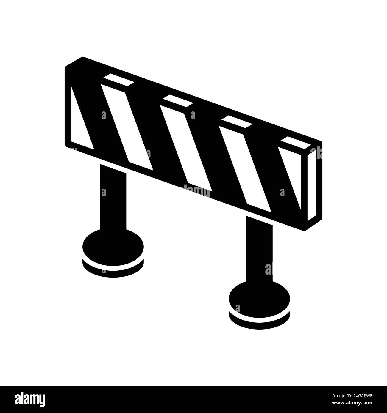 road barrier icon vector design template in white background Stock ...