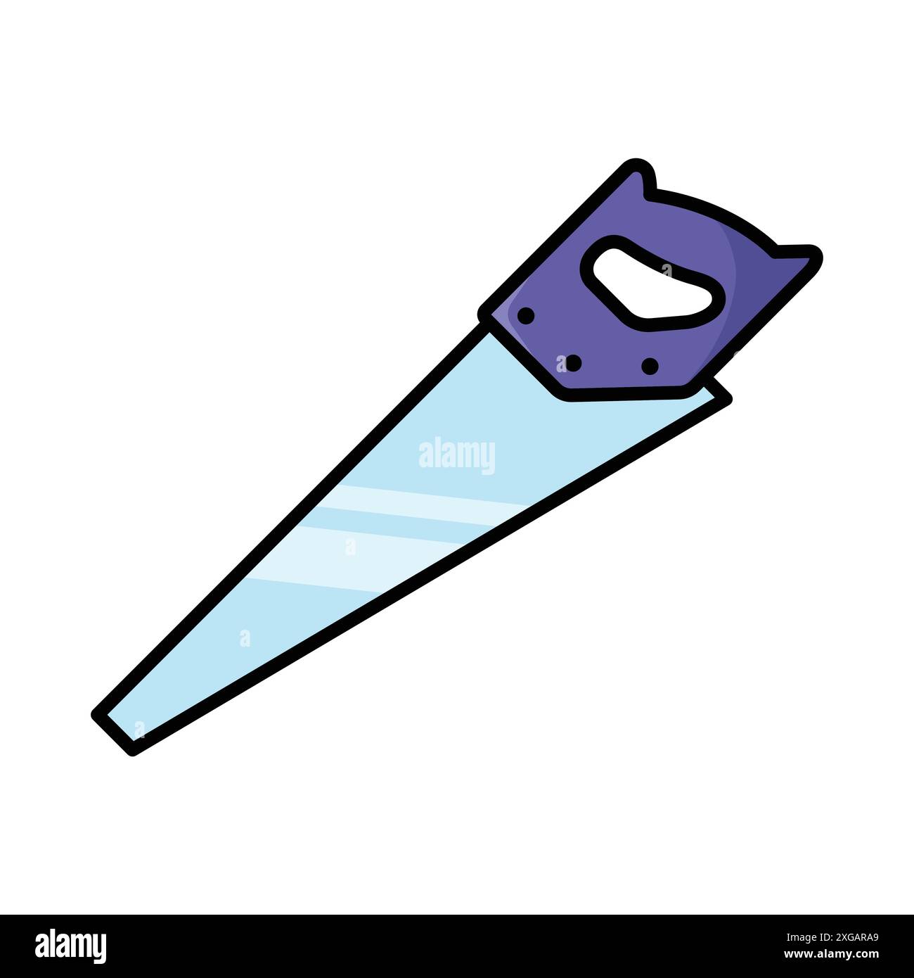 saw icon vector design template in white background Stock Vector