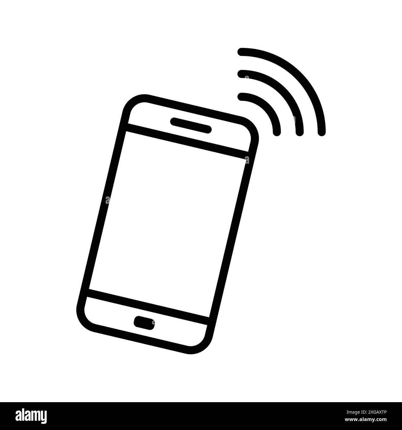 smart phone icon vector design template in white background Stock ...