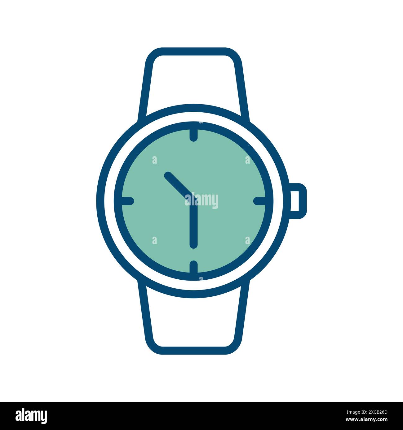 watch icon vector design template in white background Stock Vector