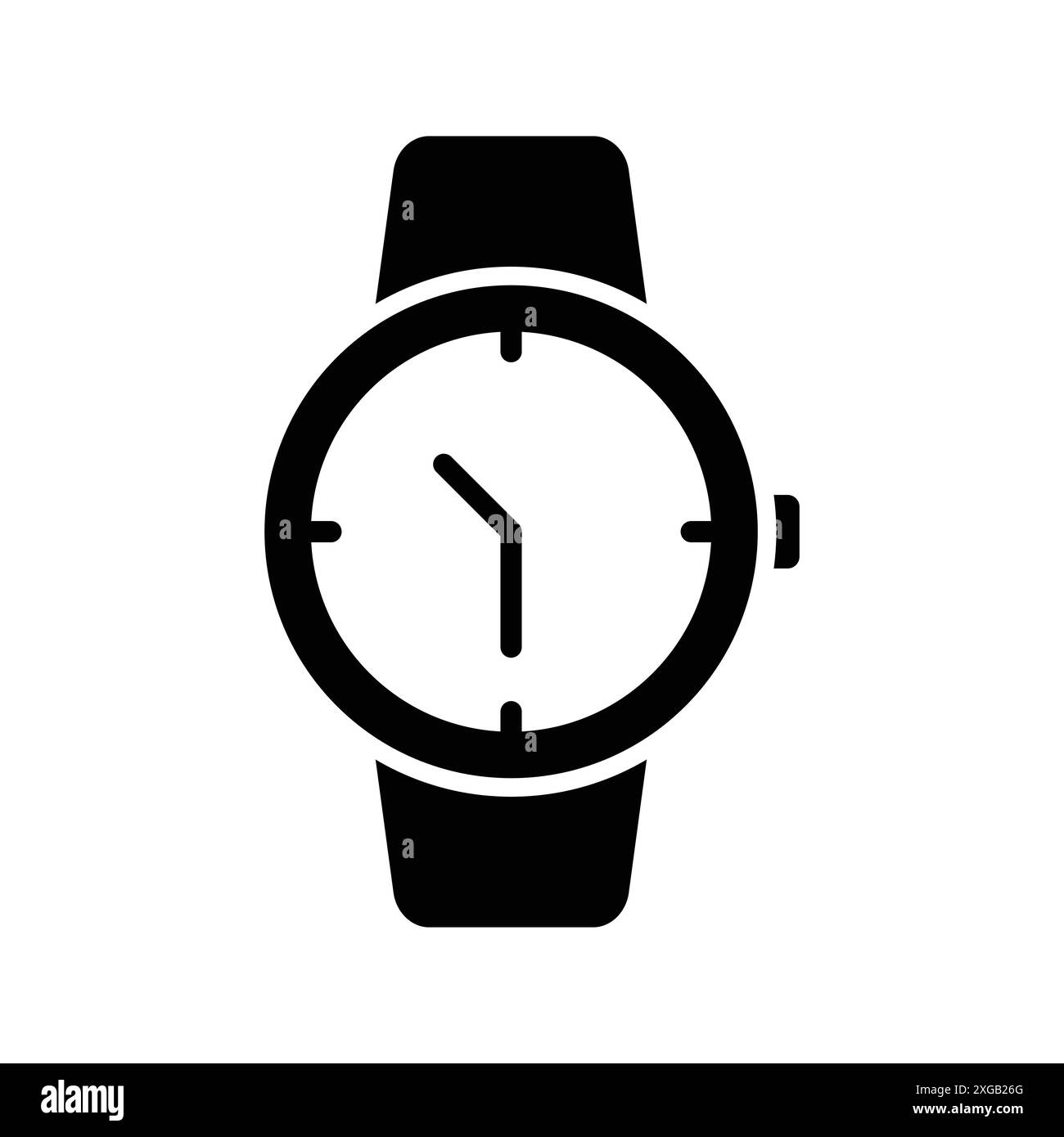 Smartwatch icon vector vectors Black and White Stock Photos & Images ...