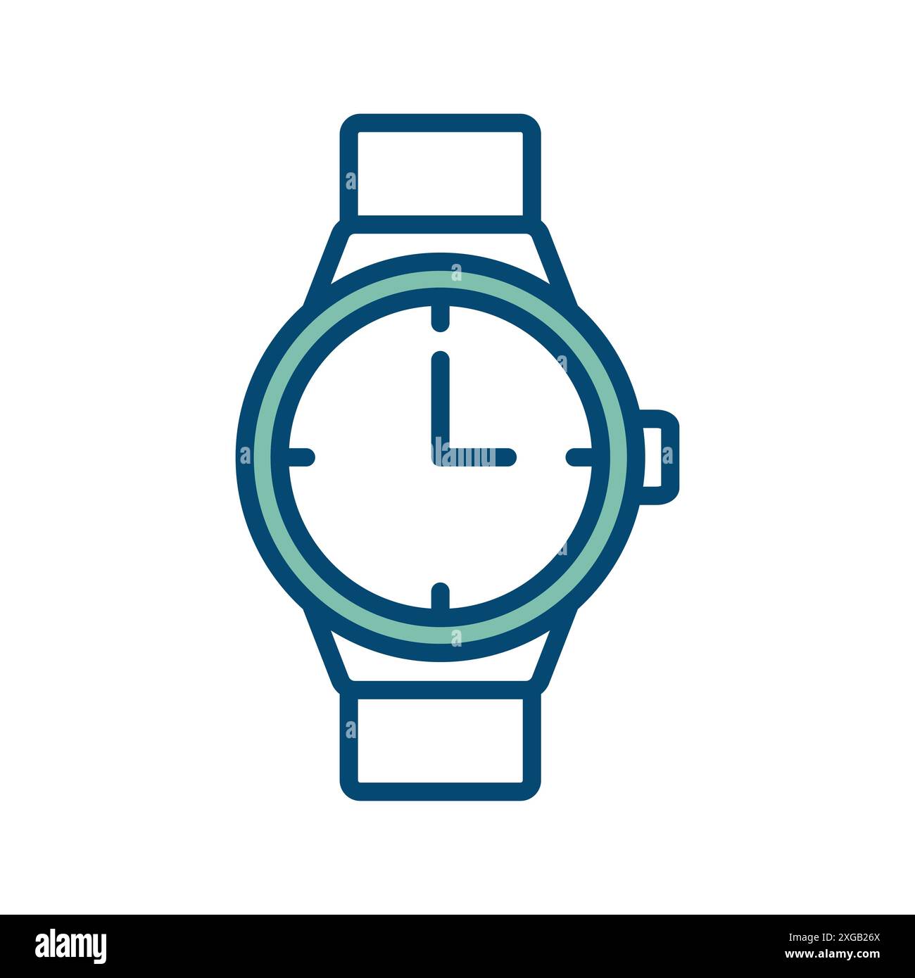watch icon vector design template in white background Stock Vector