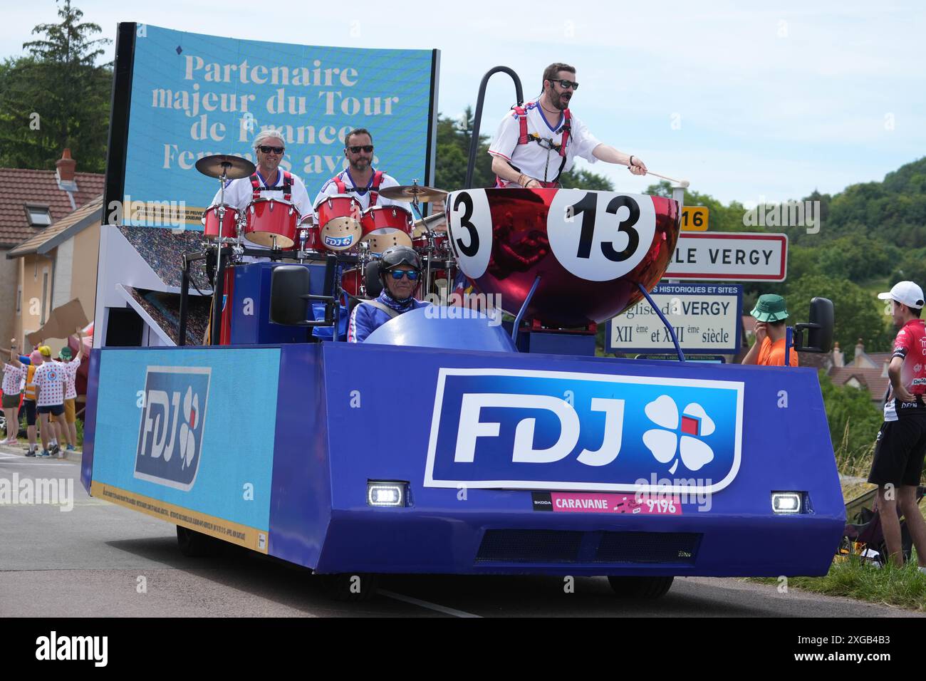 Goodies sac FDJ numero 13 Tour de France cycliste