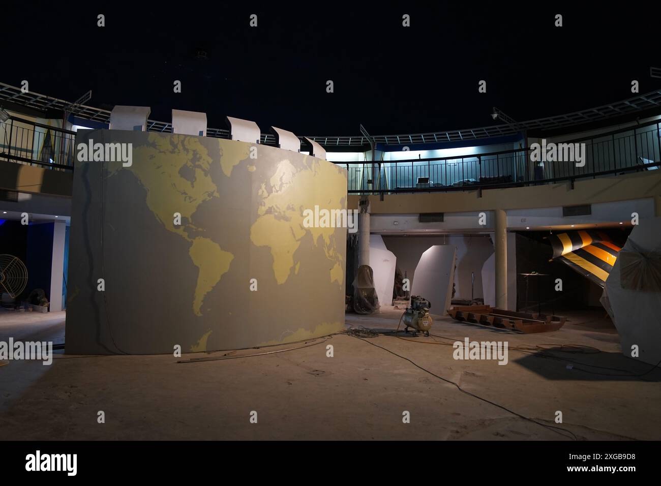Kolkata, India. 8th July, 2024. - The upcoming 930 square meter gallery ...