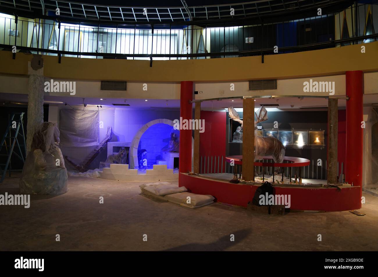 Kolkata, India. 8th July, 2024. - The upcoming 930 square meter gallery ...
