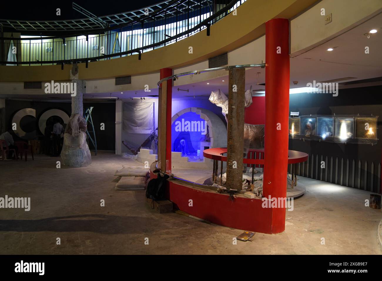 Kolkata, India. 8th July, 2024. - The upcoming 930 square meter gallery ...