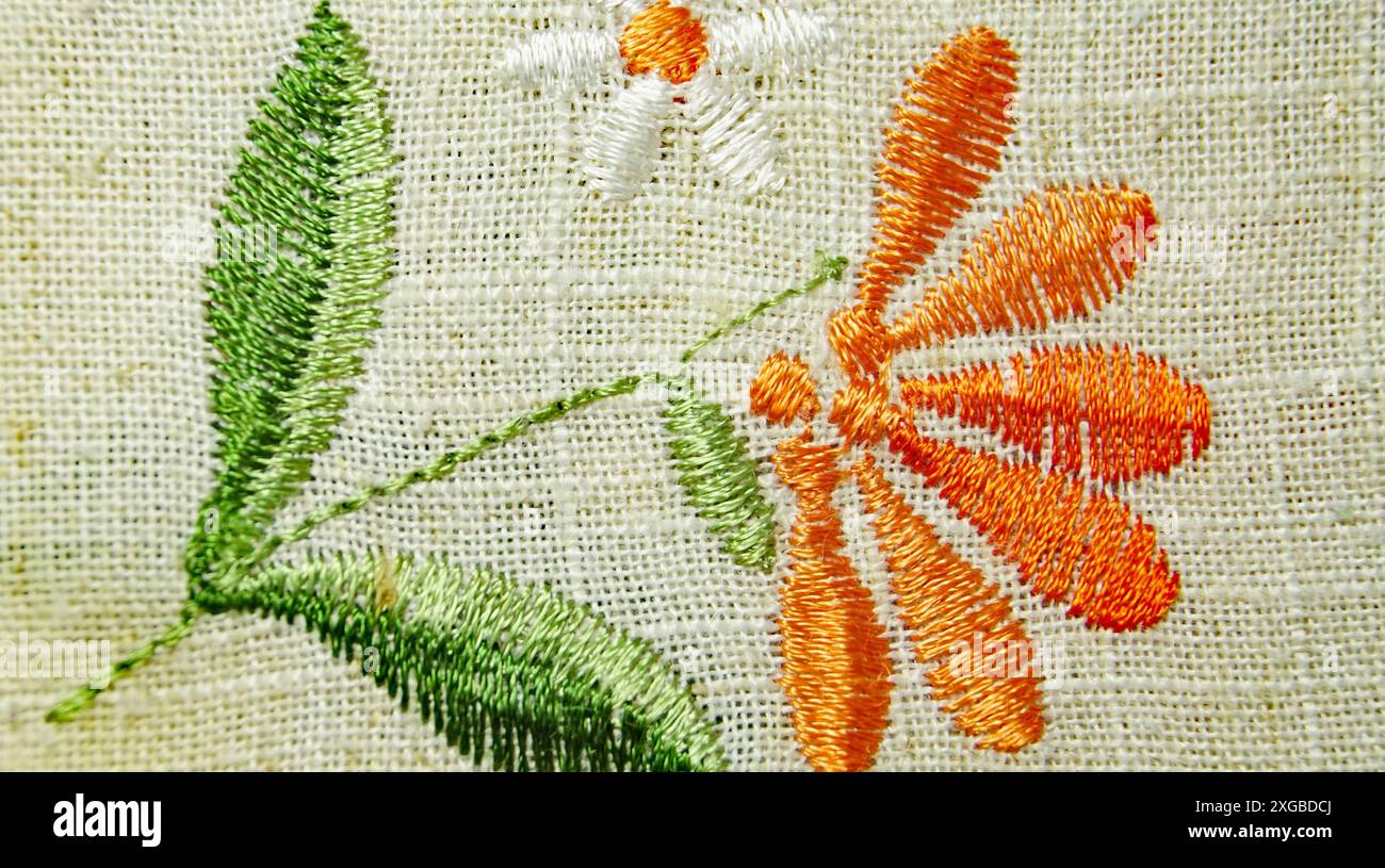 Shape In Textiles Fabrics and textiles with embroidery and prints of shapes and colors ...