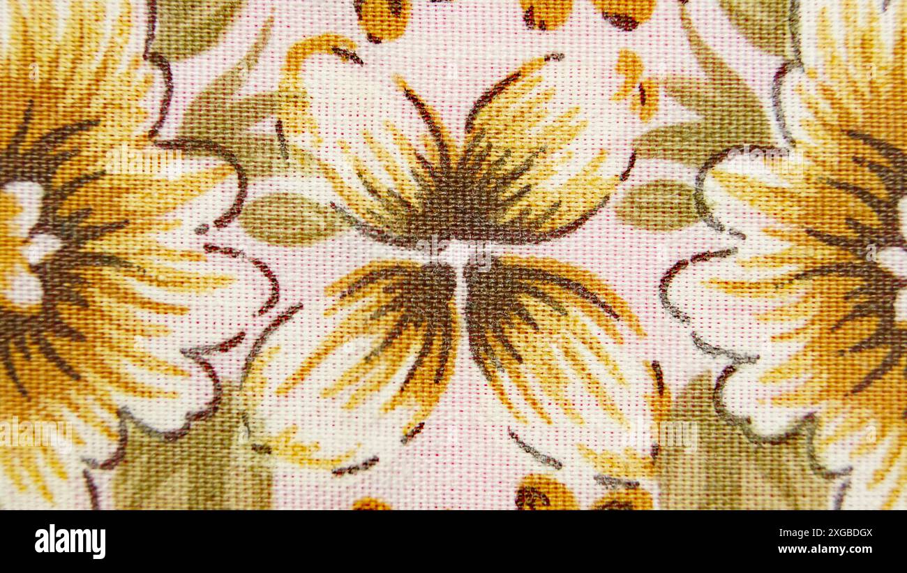 Shape In Textiles Fabrics and textiles with embroidery and prints of shapes and colors ...