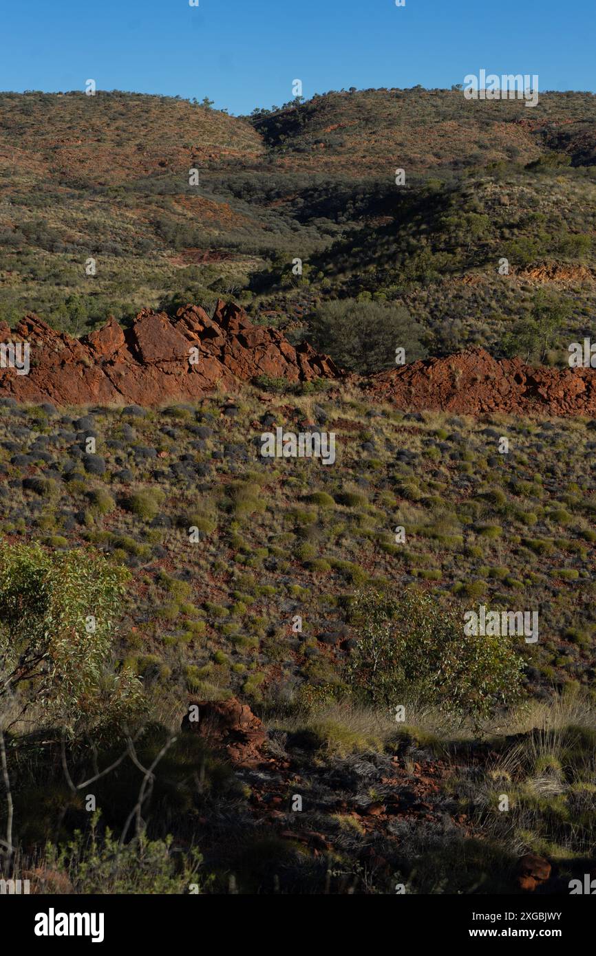 Mountain Ranges Central Australia Stock Photo - Alamy