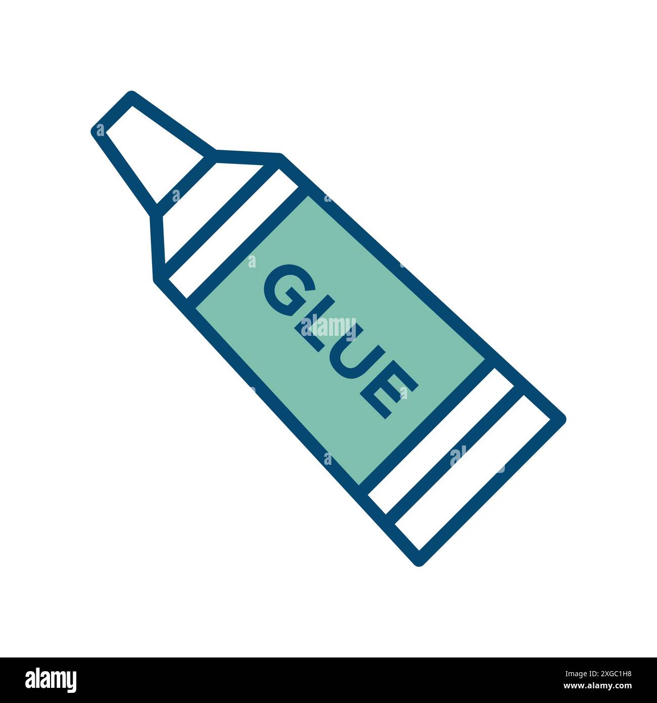glue icon vector design template in white background Stock Vector