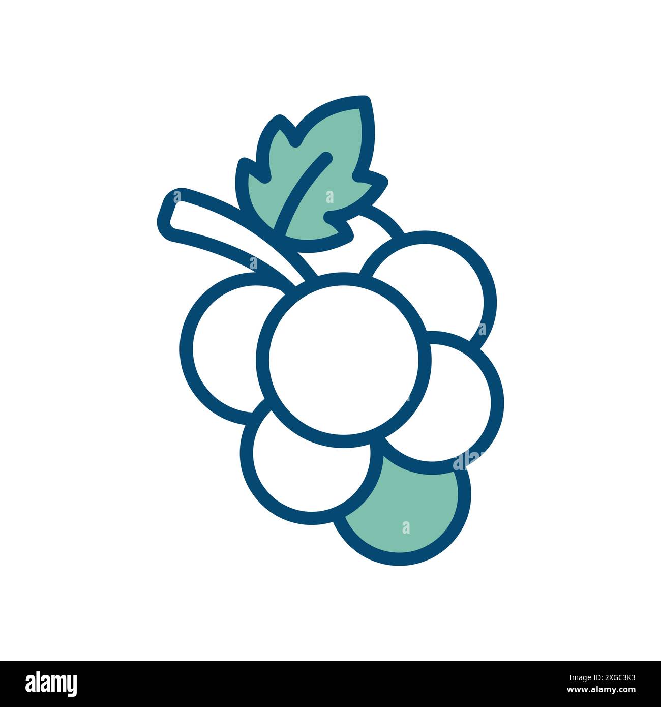 grape icon vector design template in white background Stock Vector ...