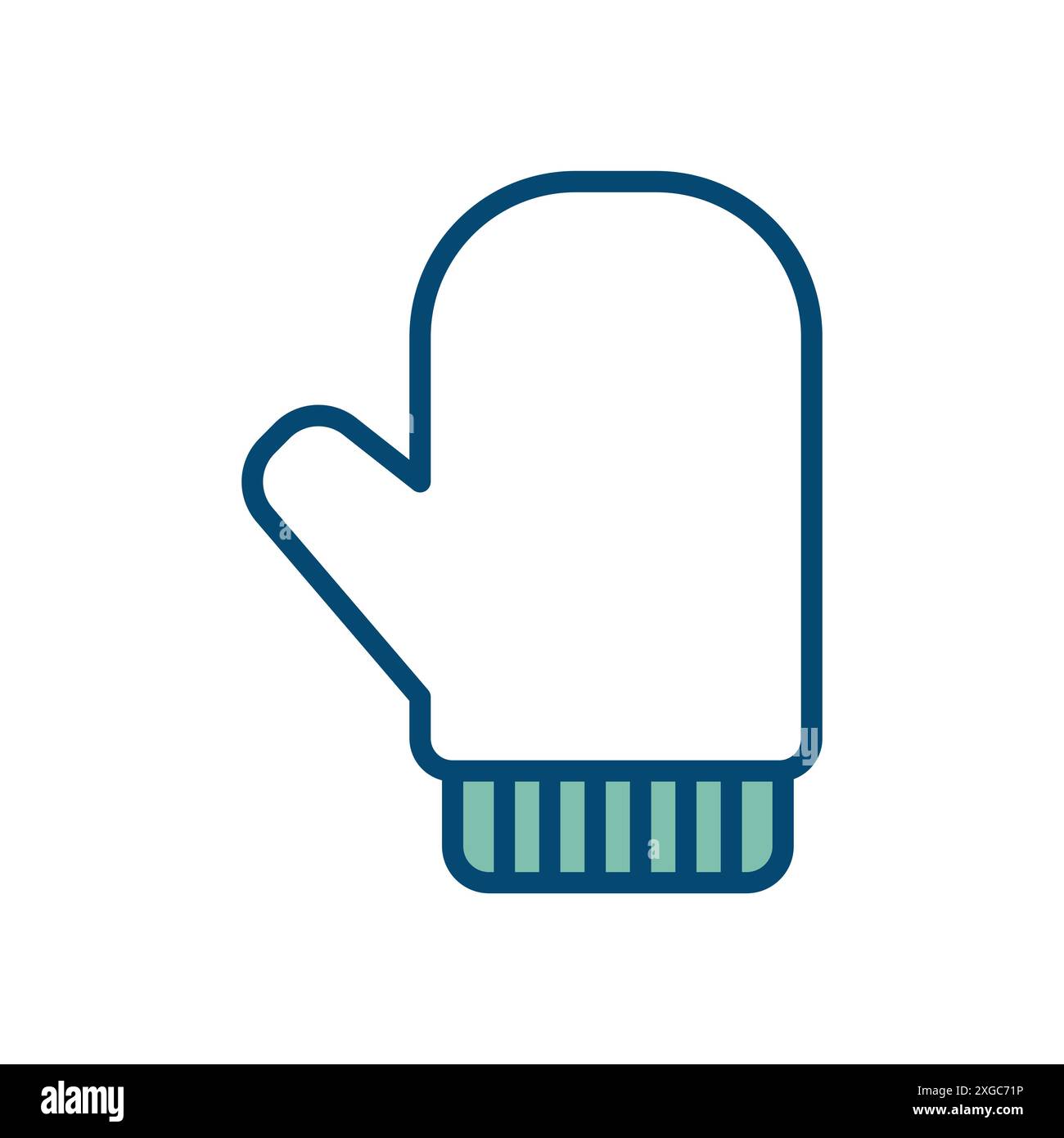 kitchen glove icon vector design template in white background Stock Vector