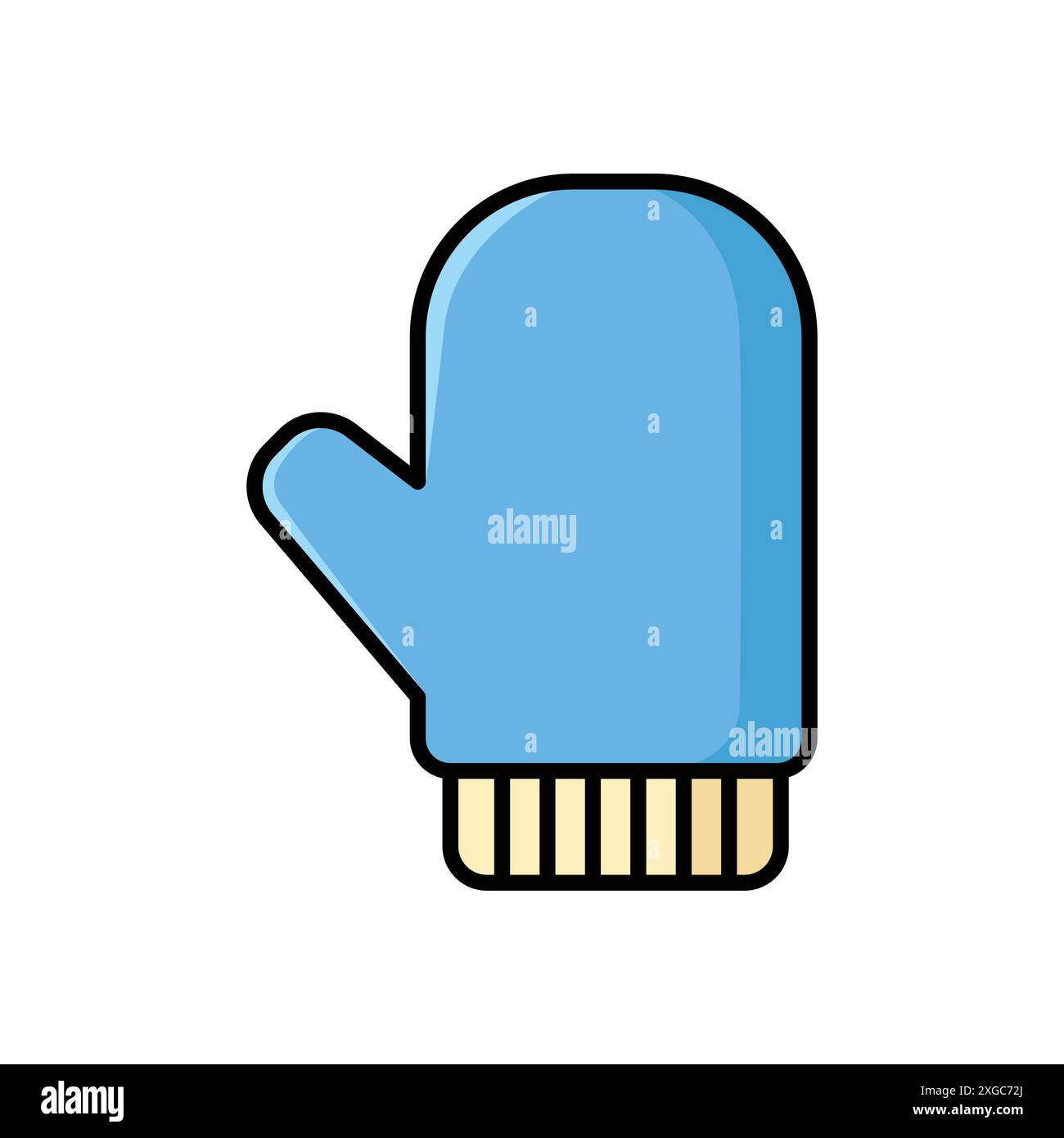 kitchen glove icon vector design template in white background Stock Vector