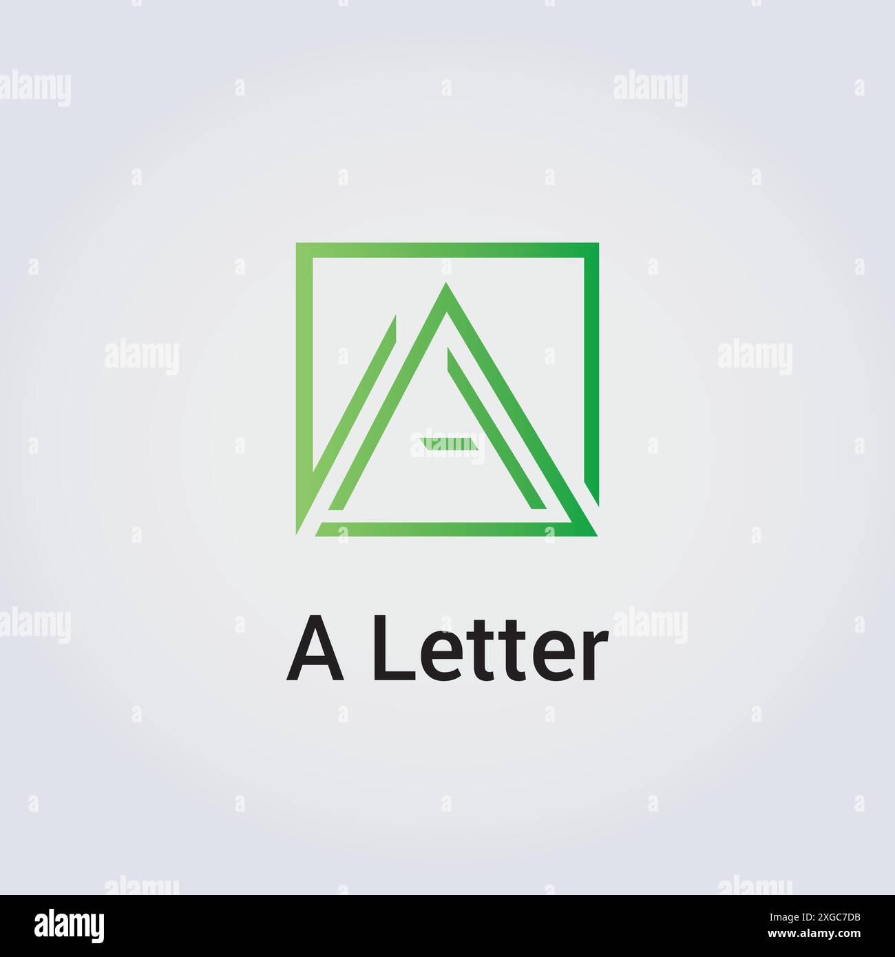 A Letter Icon Design Single Isolated Logo Design Brand Corporate ...