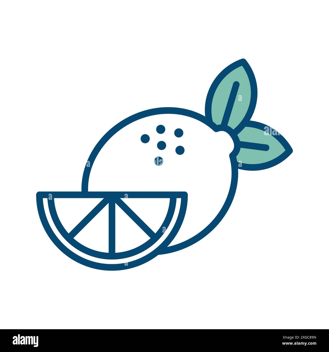 lemon icon vector design template in white background Stock Vector ...
