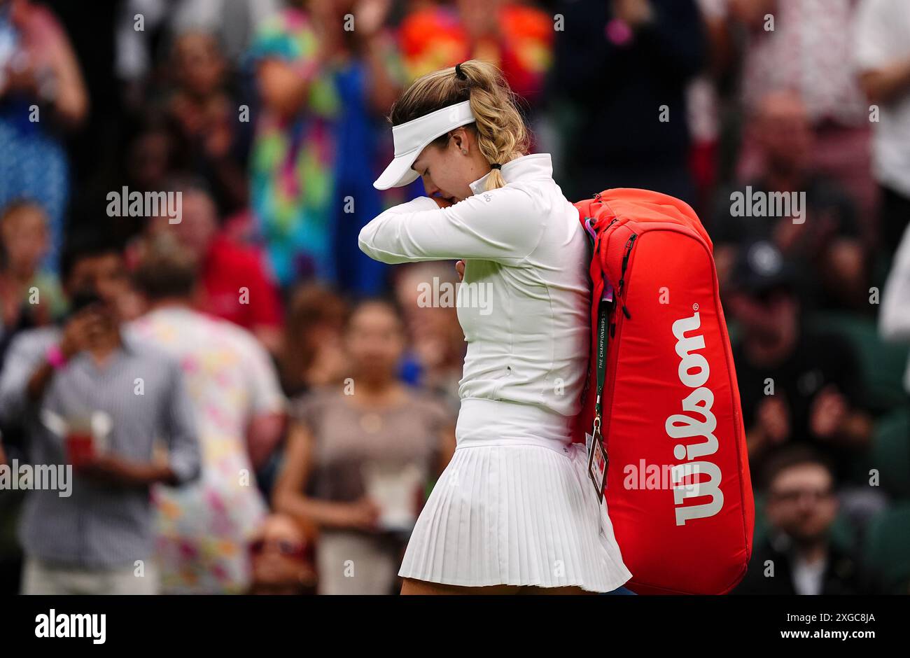 Anna Kalinskaya Walks Off Court After Retiring From Her Match Against anna-kalinskaya-walks-off-court-after-retiring-from-her-match-against