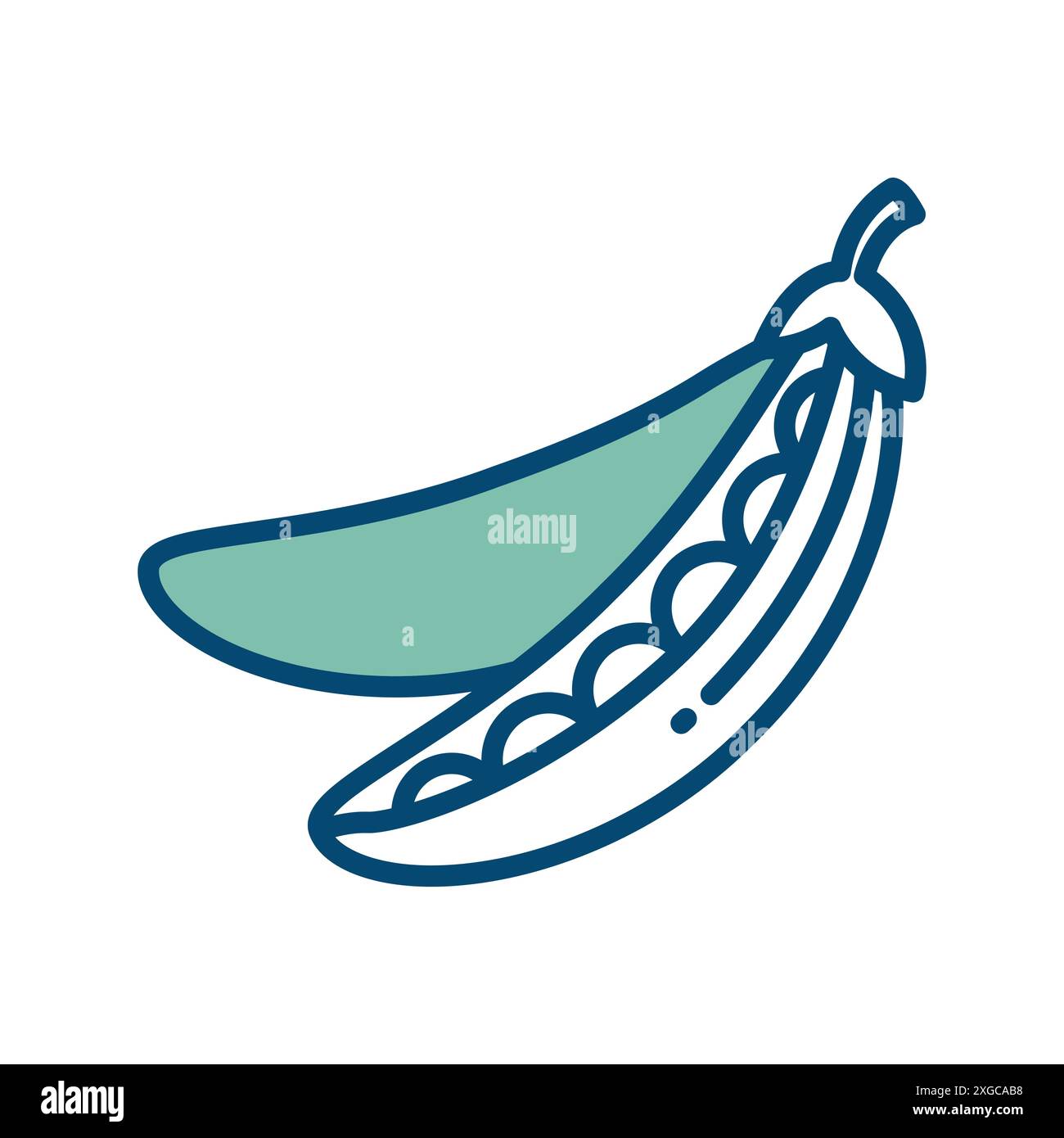 peas icon vector design template in white background Stock Vector