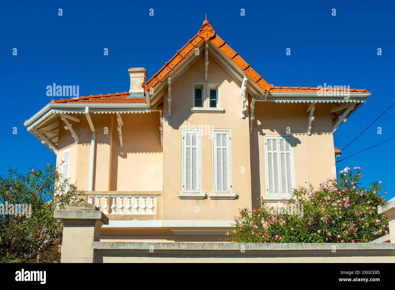 France, Bouches du Rhone, Marseille, La Treille, Marcel Pagnol trail, Maison la Pascaline where the author wrote his first novels Stock Photo