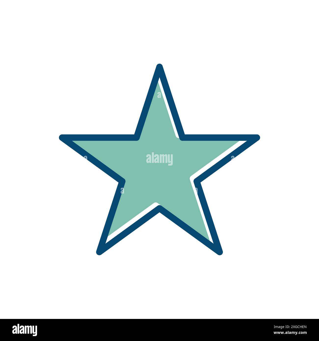 star icon vector design template in white background Stock Vector