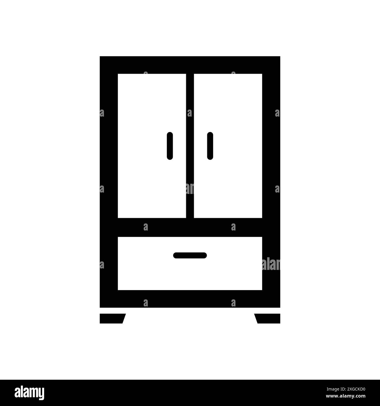 wardrobe icon vector design template in white background Stock Vector ...