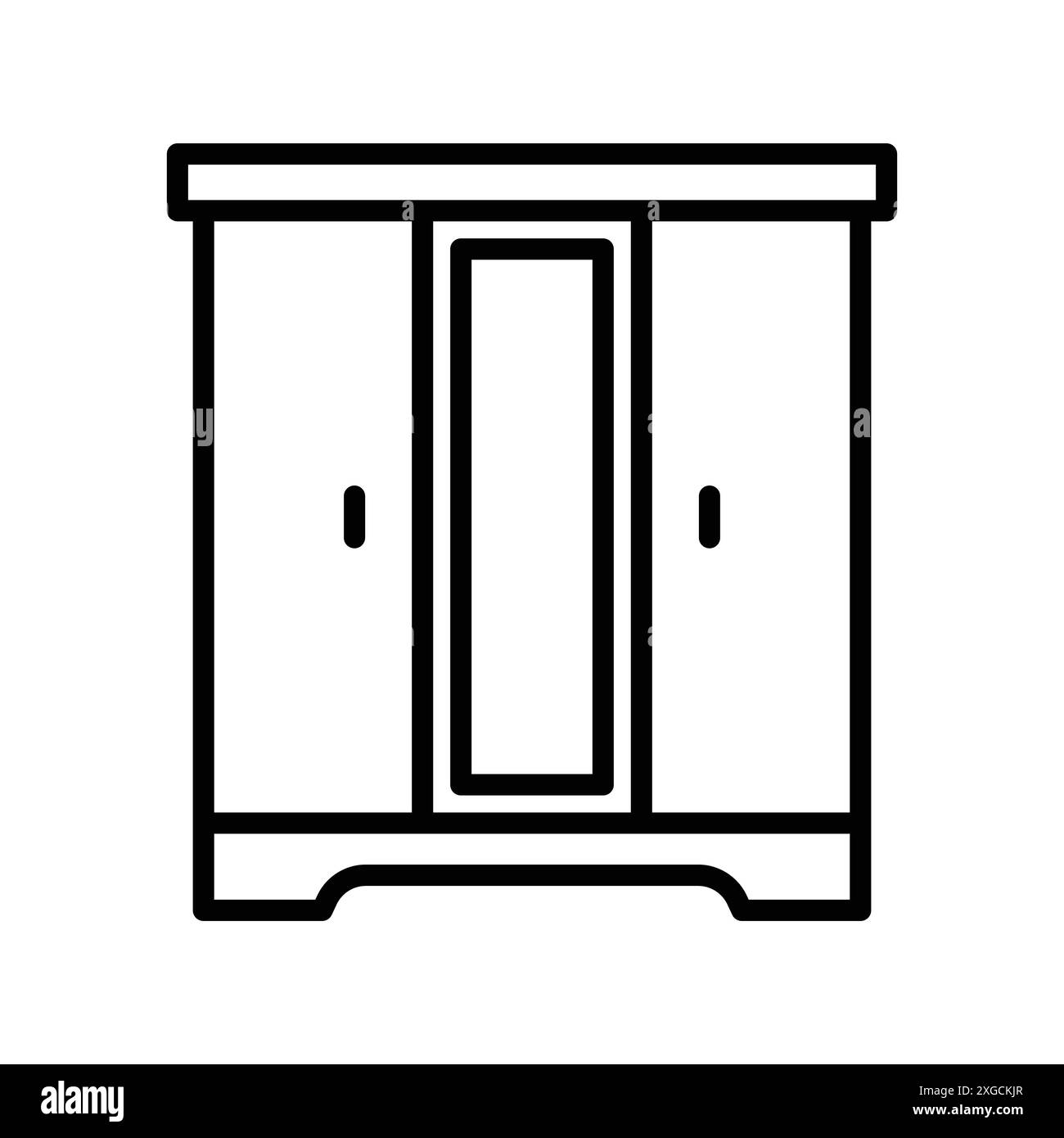 wardrobe icon vector design template in white background Stock Vector ...