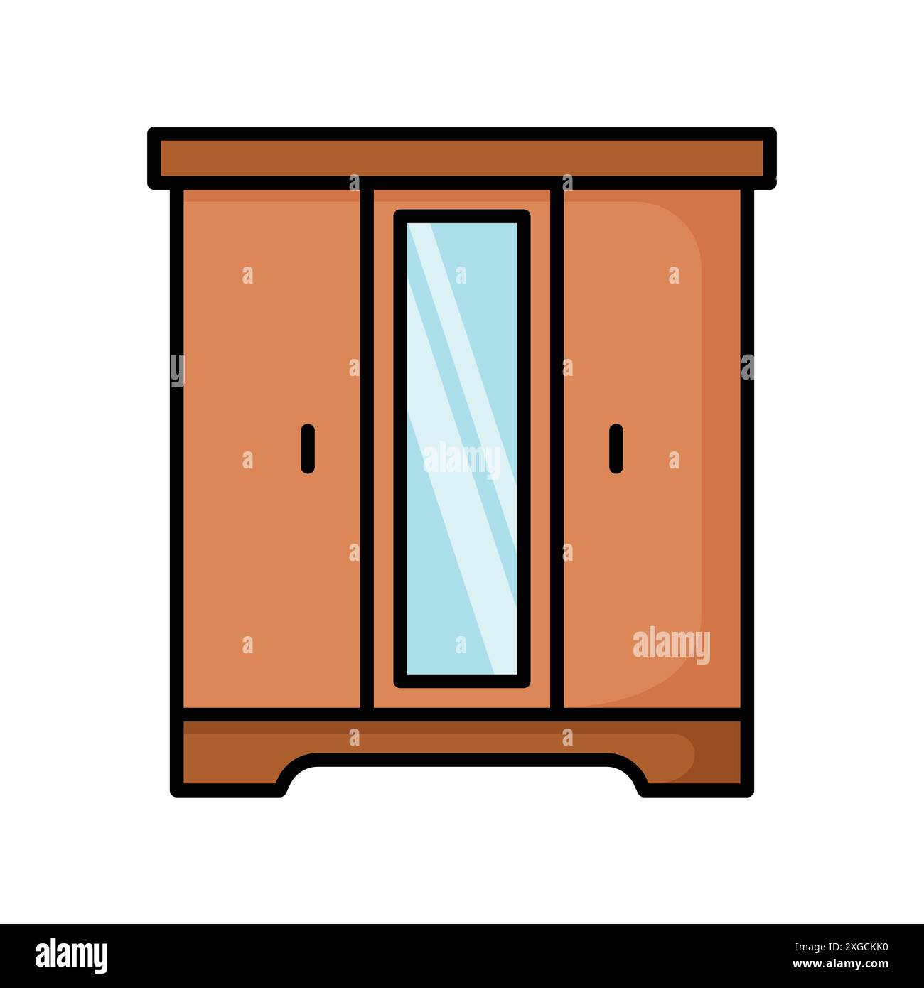 wardrobe icon vector design template in white background Stock Vector ...