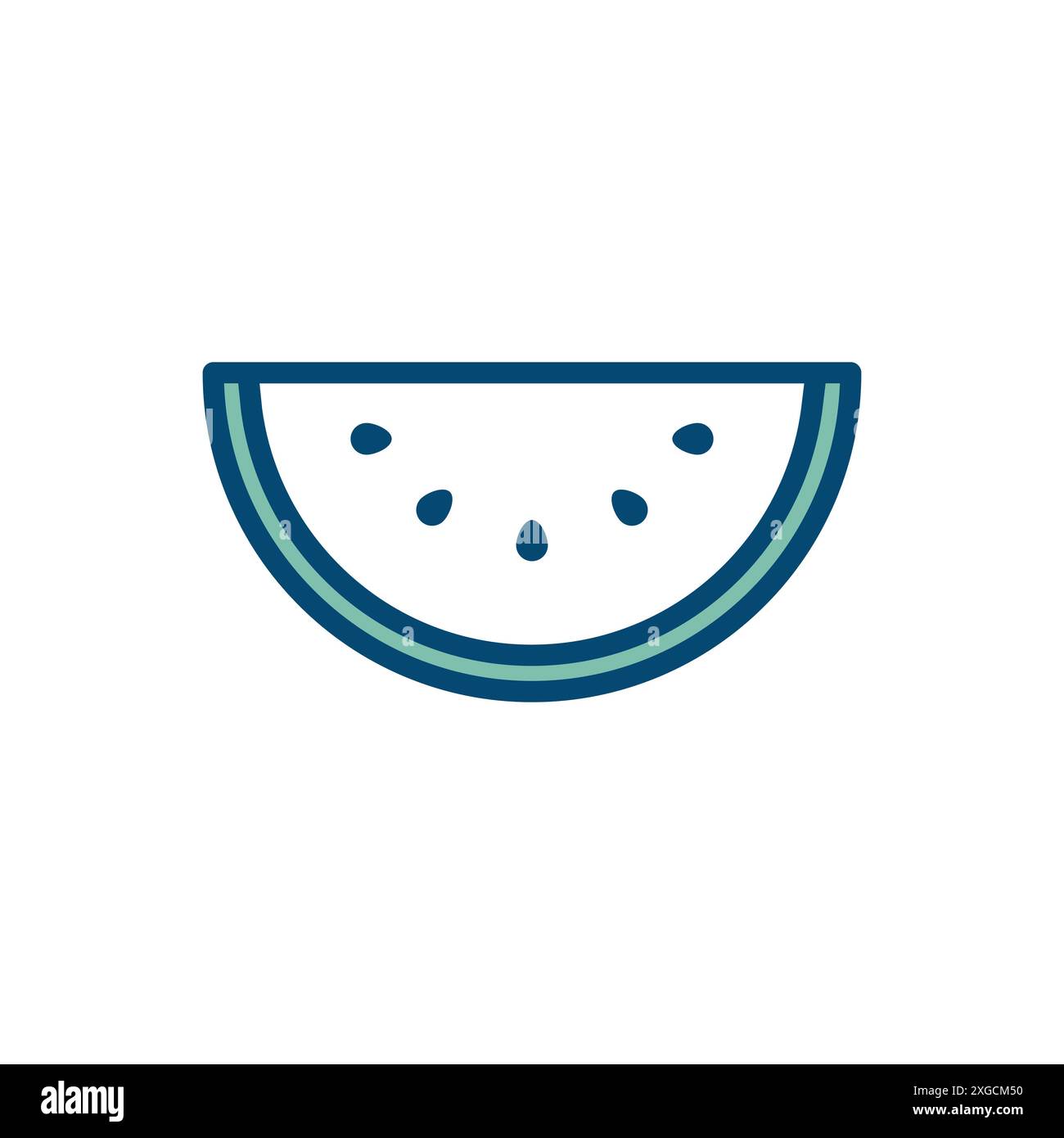 watermelon icon vector design template in white background Stock Vector ...