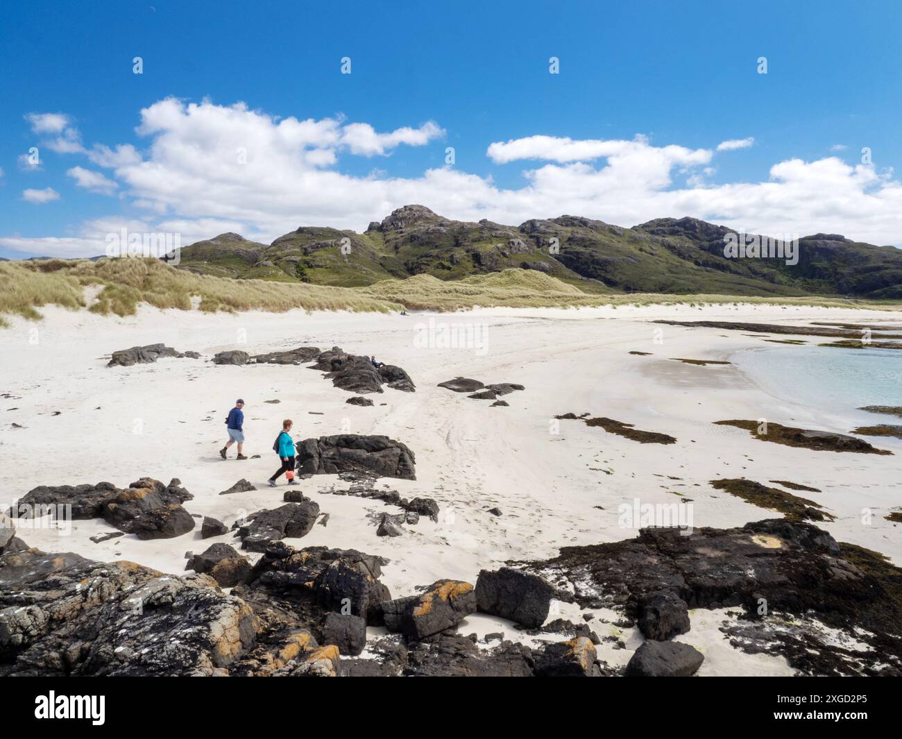Shell Scotland Shell sand beaches at Sanna near Ardnamurchan Point, Scotland, the most ...