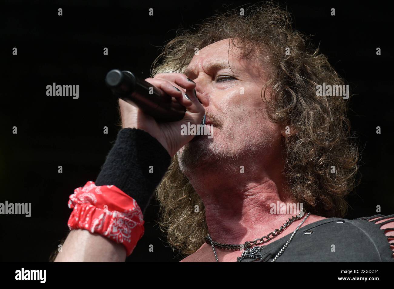 Clam Rock Festival auf der Burg Clam in Sperken, im Bezirk Horn in