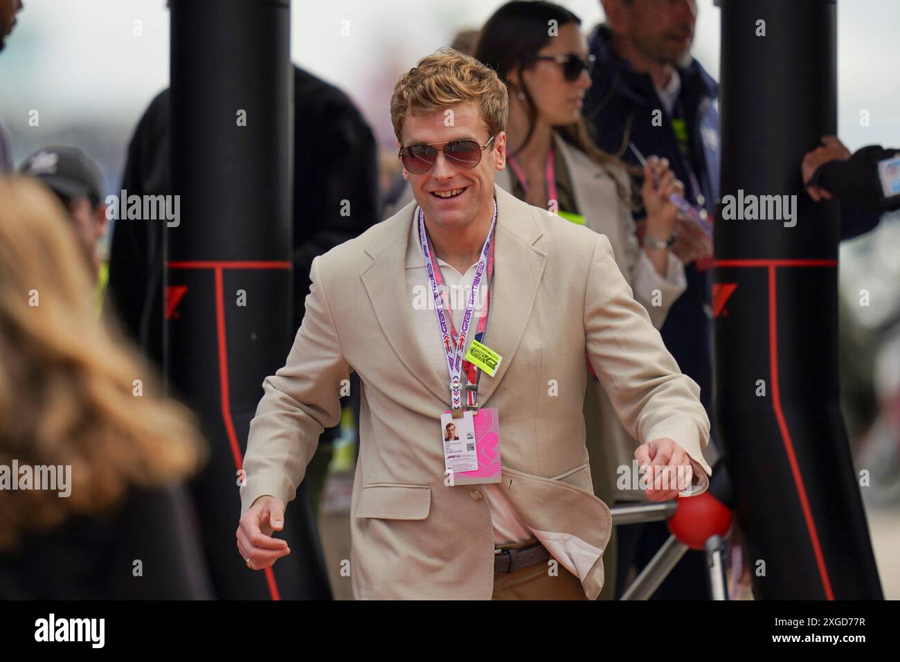 Silverstone, UK. 07th July, 2024. Dean Weir actor during the Formula