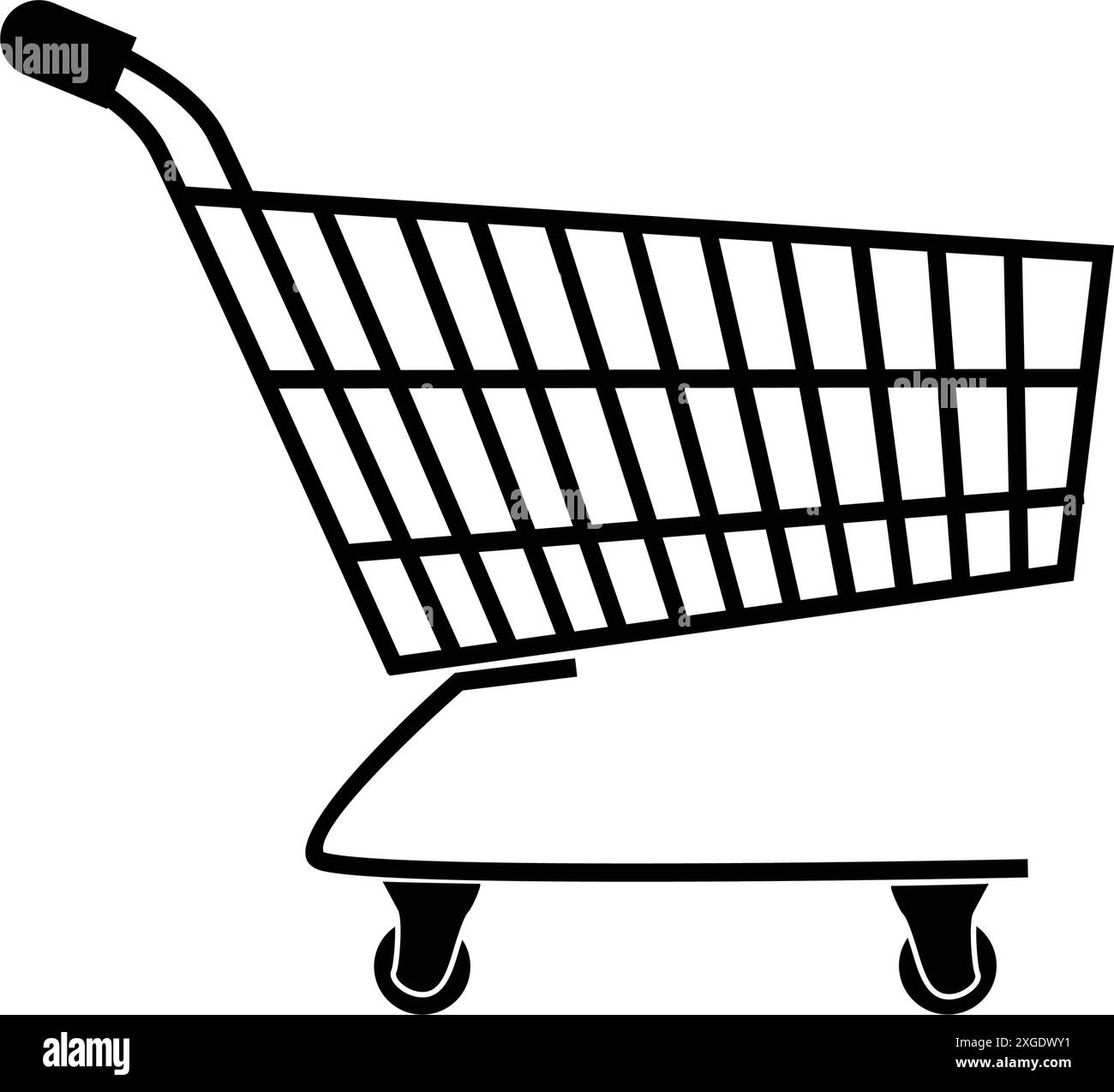 Shopping cart photo Black and White Stock Photos & Images - Alamy