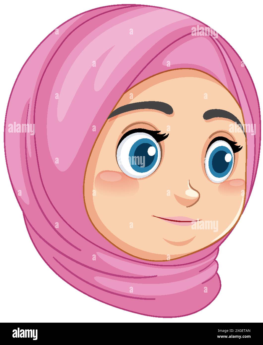 Vector illustration of a Muslim girl Stock Vector Image & Art - Alamy