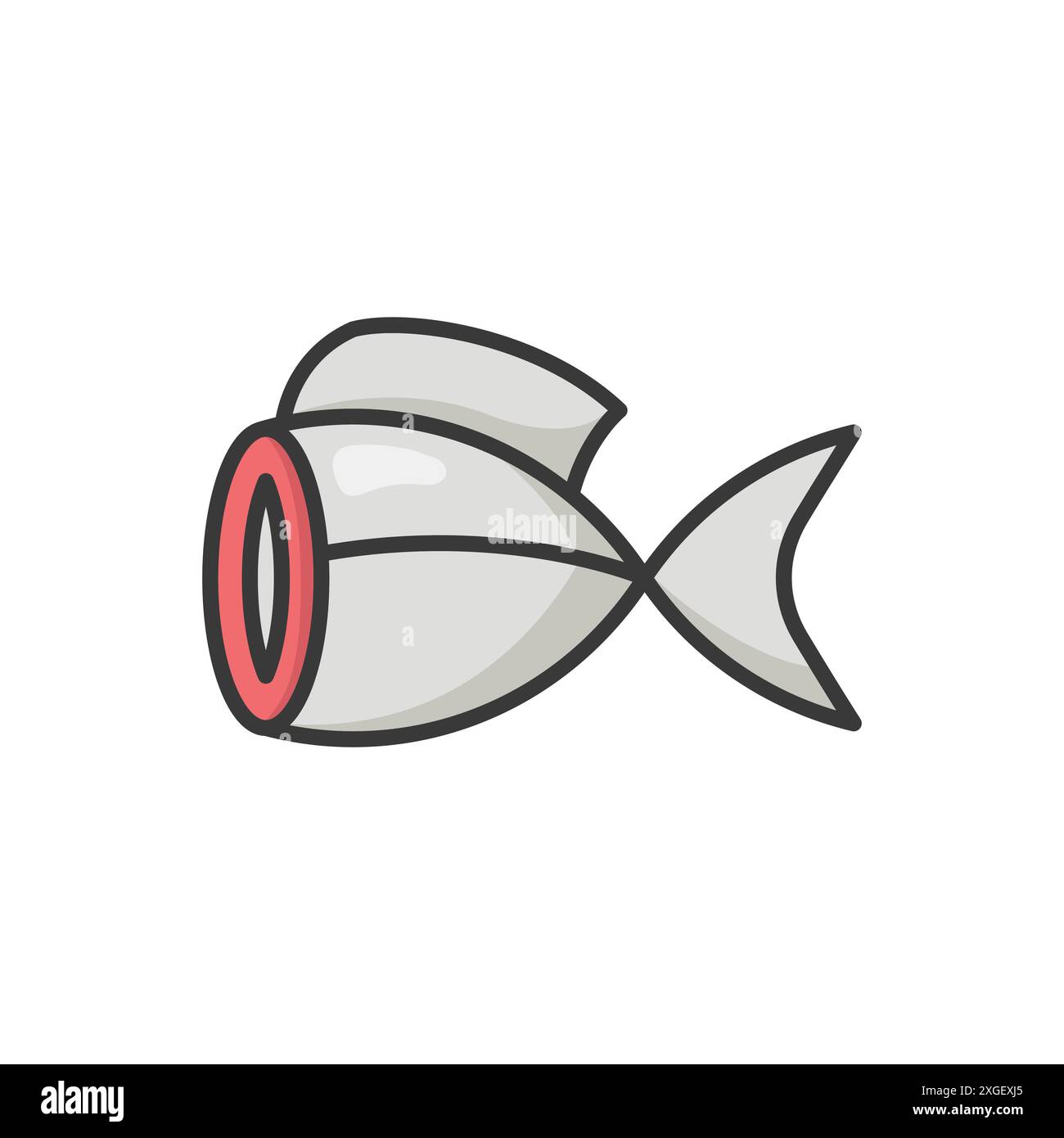 Cow fish chicken pig vector Stock Vector Images - Alamy