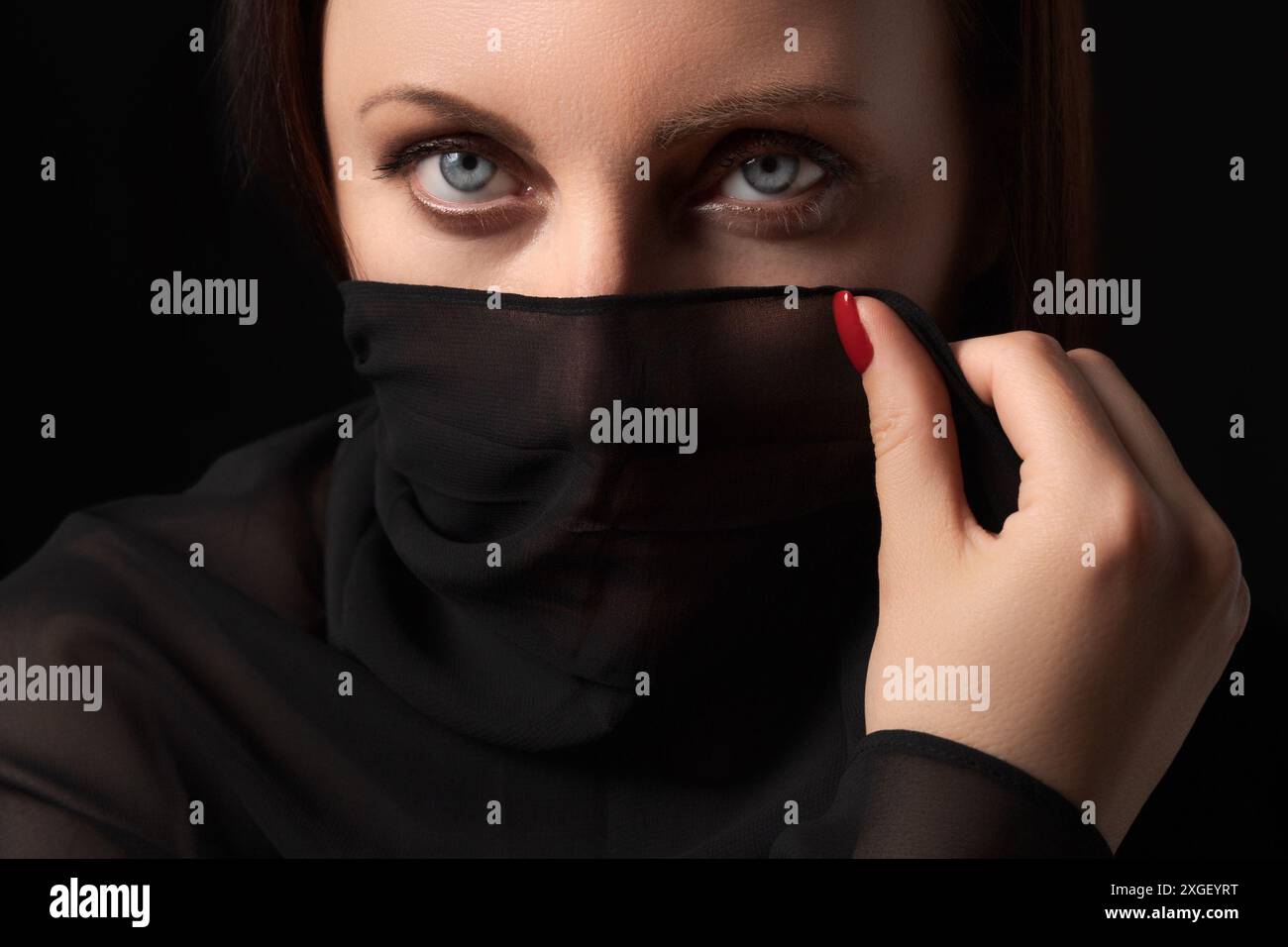 Close up portrait woman striking hi-res stock photography and images ...