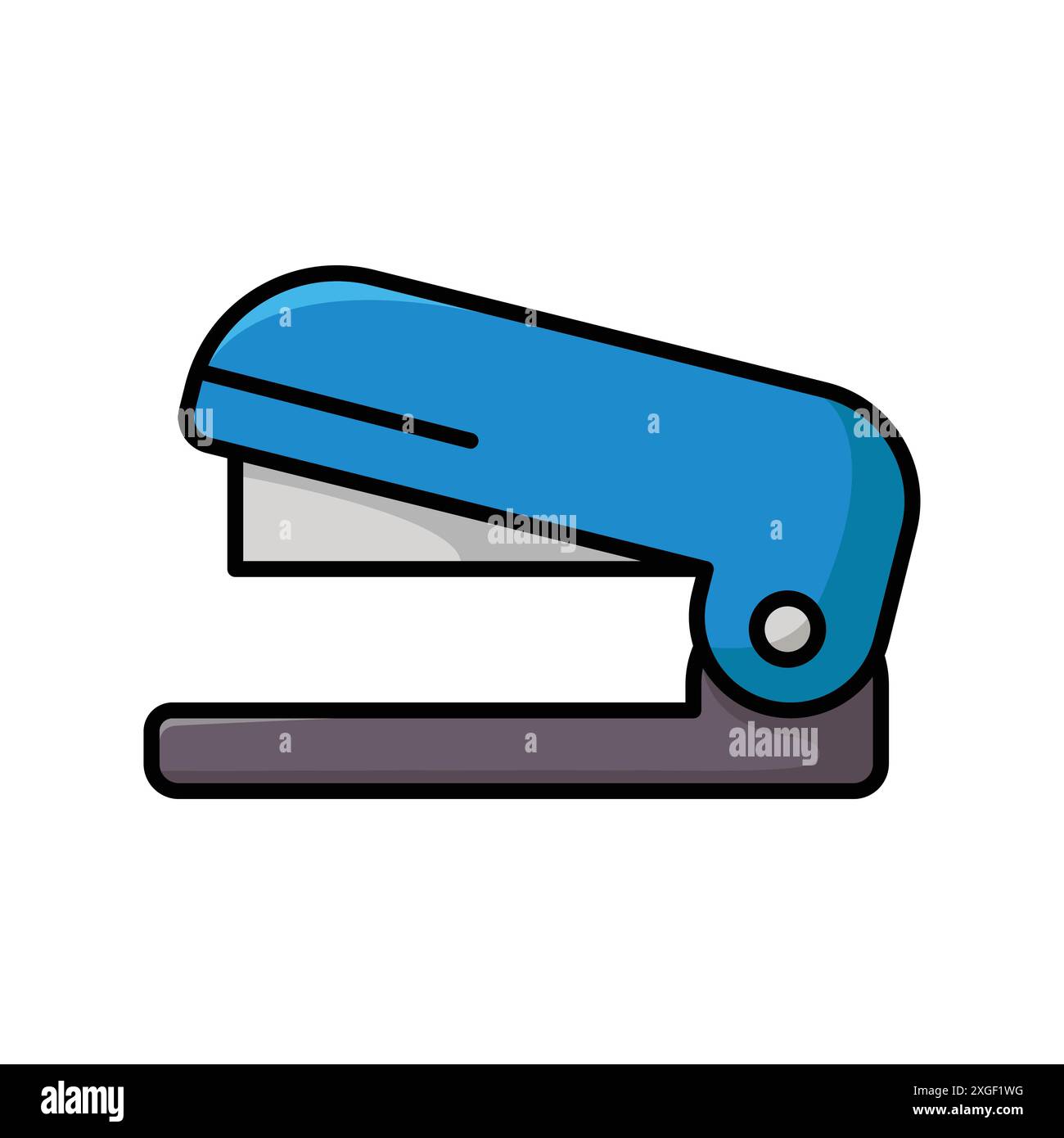 stapler icon vector design template in white background Stock Vector