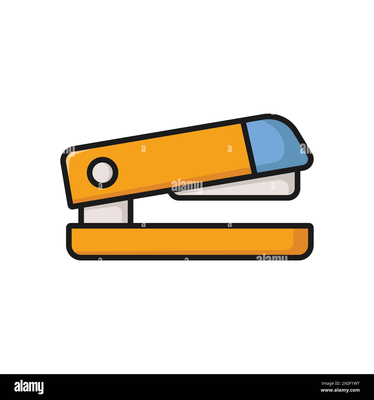 stapler icon vector design template in white background Stock Vector