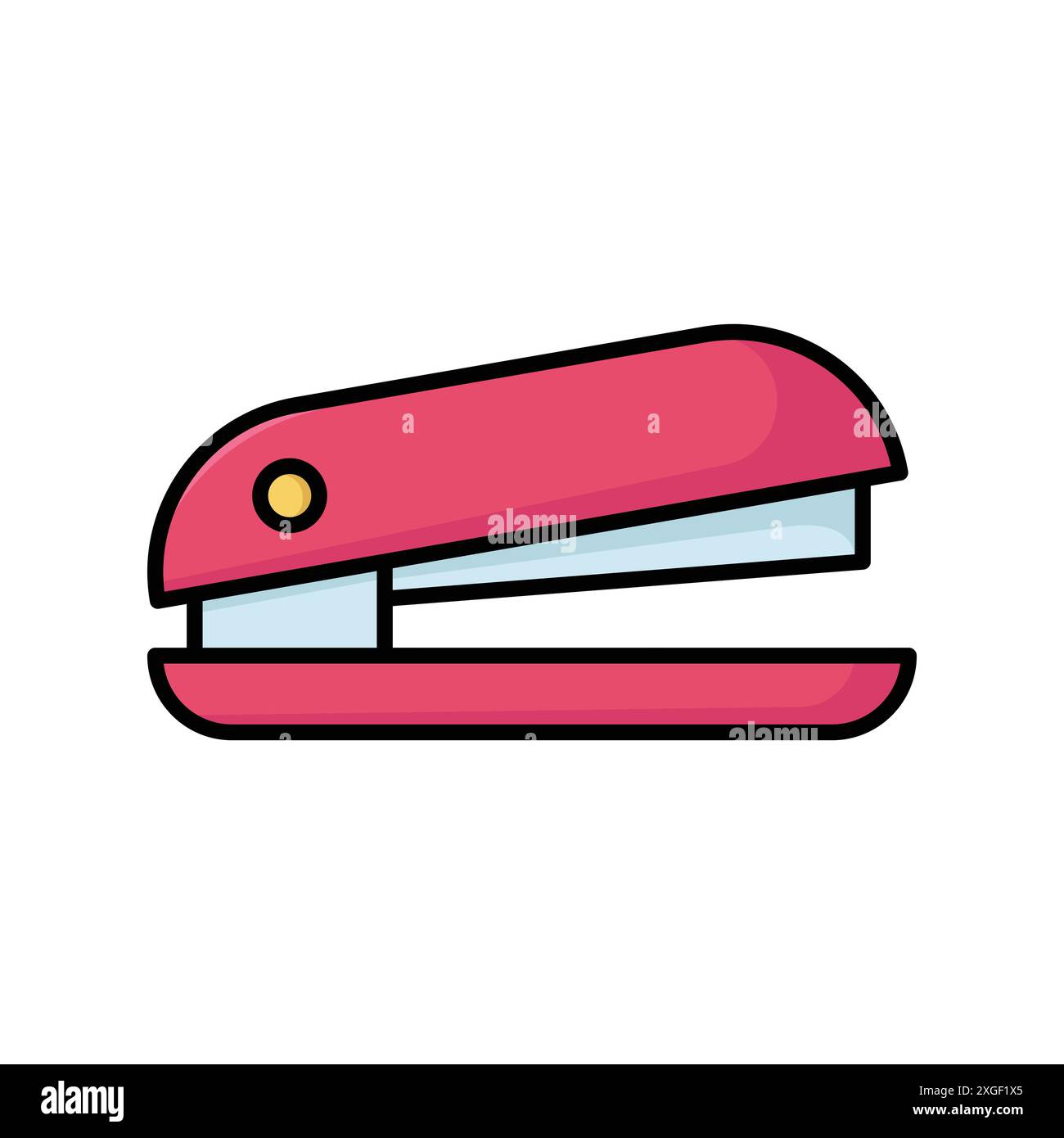 stapler icon vector design template in white background Stock Vector