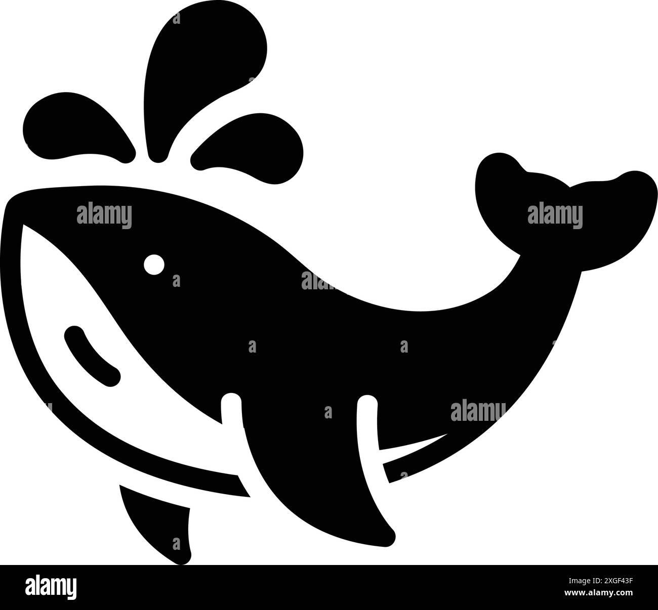 Icon for whale,blue whale Stock Vector Image & Art - Alamy