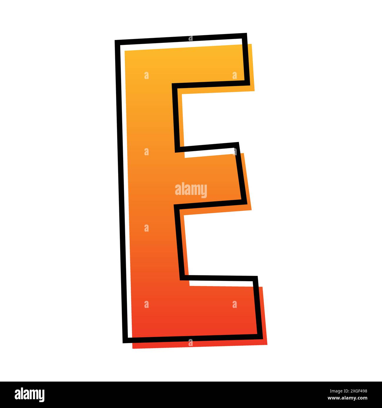 Letter E Logo vector icon Stock Vector