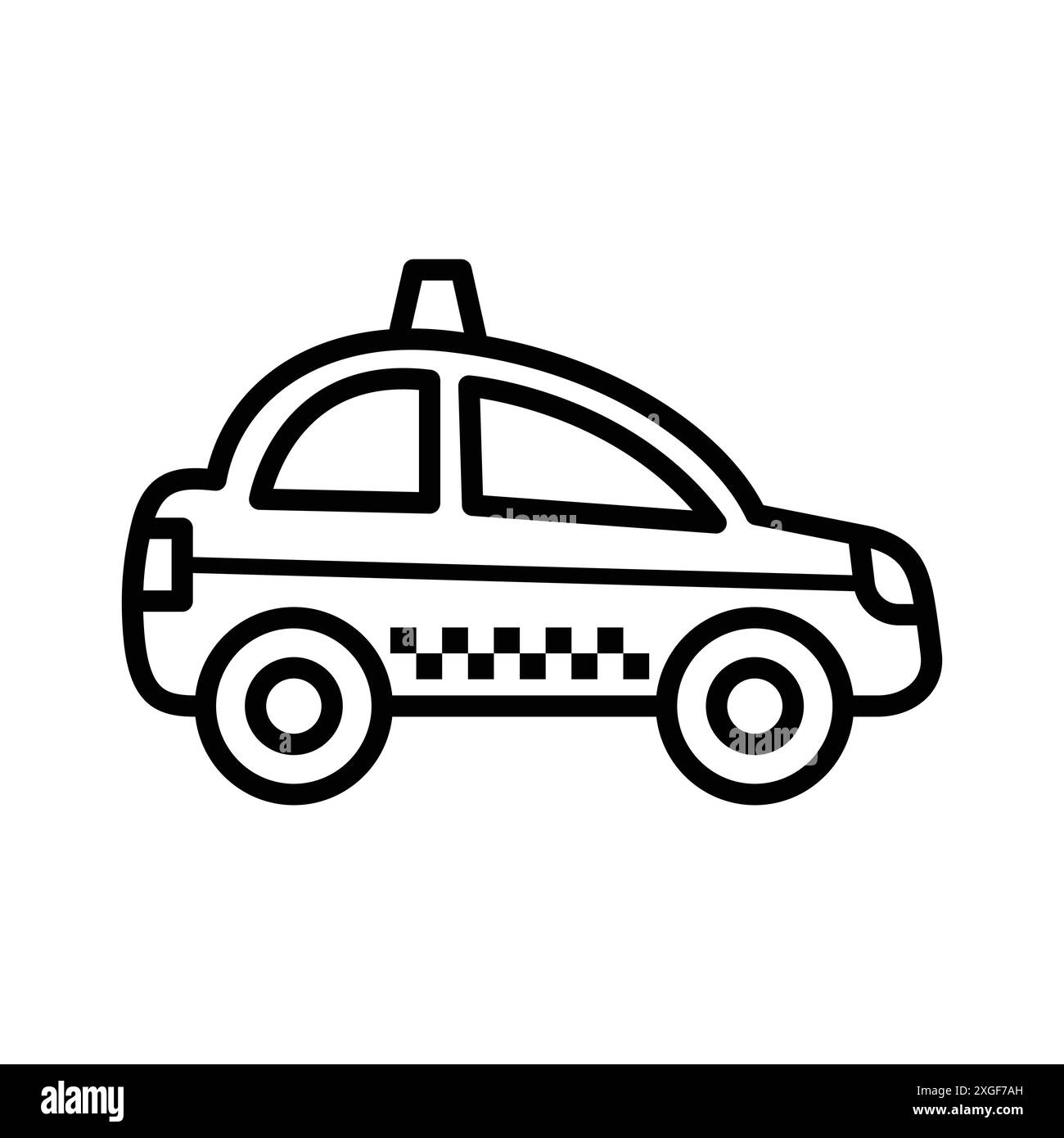 Taxi driver icon vector vectors Black and White Stock Photos & Images ...