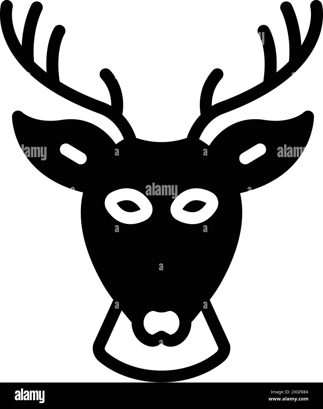Icon for deer,head Stock Vector Image & Art - Alamy