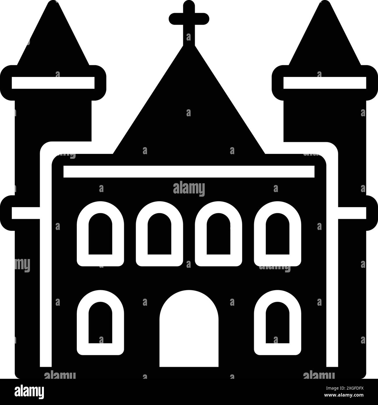 Icon for parish,church Stock Vector